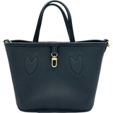 ルイ・ヴィトン LOUIS VUITTON ネヴァーフル・インサイドアウトBB M28347 ブラック グレインレザー/モノグラム レディース ショルダーバッグ