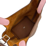エルメス HERMES ピコタンロックPM エクラ W刻印 ゴールド/サクラ シルバー金具 トリヨン/スイフト レディース ハンドバッグ