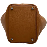 エルメス HERMES ピコタンロックPM エクラ W刻印 ゴールド/サクラ シルバー金具 トリヨン/スイフト レディース ハンドバッグ