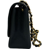 シャネル CHANEL ダイアナ25 A01165 3番台 ブラック ゴールド金具 キャビアスキン レディース ショルダーバッグ