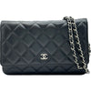 シャネル CHANEL マトラッセチェーンウォレット AP0250 ブラック シルバー金具 ラムスキン レディース ショルダーバッグ