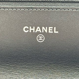 シャネル CHANEL マトラッセチェーンウォレット AP0250 ブラック シルバー金具 ラムスキン レディース ショルダーバッグ