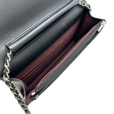 シャネル CHANEL マトラッセチェーンウォレット AP0250 ブラック シルバー金具 ラムスキン レディース ショルダーバッグ