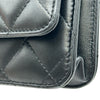 シャネル CHANEL マトラッセチェーンウォレット AP0250 ブラック シルバー金具 ラムスキン レディース ショルダーバッグ
