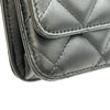 シャネル CHANEL マトラッセチェーンウォレット AP0250 ブラック シルバー金具 ラムスキン レディース ショルダーバッグ