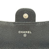 シャネル CHANEL マトラッセ クラシック ロングフラップウォレット AP0241 ブラック シルバー金具 キャビアスキン レディース 長財布