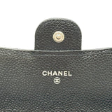 シャネル CHANEL マトラッセ クラシック ロングフラップウォレット AP0241 ブラック シルバー金具 キャビアスキン レディース 長財布