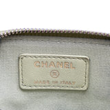 シャネル CHANEL マトラッセジップコインパース AP2061 ライトグリーン ゴールド金具 ラムスキン レディース コインケース