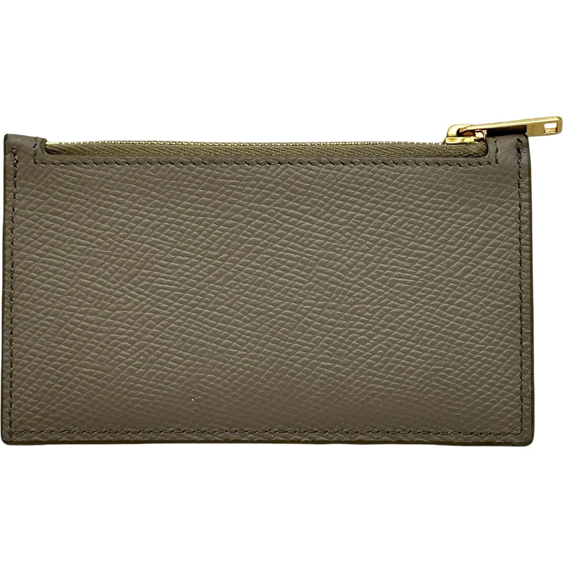 セリーヌ CELINE コンパクトカードホルダー グレージュ ゴールド金具