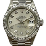 ロレックス ROLEX デイトジャスト 69136G シルバー プラチナ 自動巻き レディース 腕時計