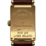 フランク・ミュラー FRANCK MULLER ロングアイランド 902QZ シルバー ピンクゴールド 自動巻き レディース 腕時計