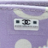 シャネル CHANEL マトラッセコインケース AP3830 パープル シルバー金具 キャビアスキン レディース コインケース