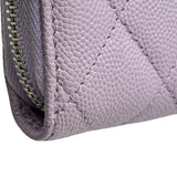 シャネル CHANEL マトラッセコインケース AP3830 パープル シルバー金具 キャビアスキン レディース コインケース