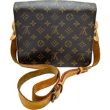 ルイ・ヴィトン LOUIS VUITTON カルトシェールMM M51253 ブラウン モノグラム・キャンバス レディース ショルダーバッグ