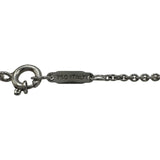 ティファニー TIFFANY＆CO ロゴプレート ネックレス ホワイトゴールド 750 ダイヤモンド ジュエリー