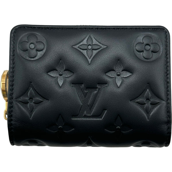 ルイヴィトン ポルトフォイユ ルー エンボス ノワール M81599 ルイ・ヴィトン LOUIS VUITTON ポルトフォイユ・ルー M81599 ノワール