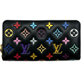 ルイ・ヴィトン LOUIS VUITTON LV×TM ジッピー・ウォレット M14096 マルチカラー/ノワール モノグラムキャンバス レディース 長財布