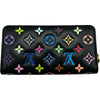 ルイ・ヴィトン LOUIS VUITTON LV×TM ジッピー・ウォレット M14096 マルチカラー/ノワール モノグラムキャンバス レディース 長財布
