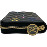 ルイ・ヴィトン LOUIS VUITTON LV×TM ジッピー・ウォレット M14096 マルチカラー/ノワール モノグラムキャンバス レディース 長財布