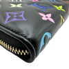 ルイ・ヴィトン LOUIS VUITTON LV×TM ジッピー・ウォレット M14096 マルチカラー/ノワール モノグラムキャンバス レディース 長財布