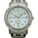 エルメス HERMES クリッパー CL5.710.131 ホワイト ステンレススチール 自動巻き メンズ 腕時計