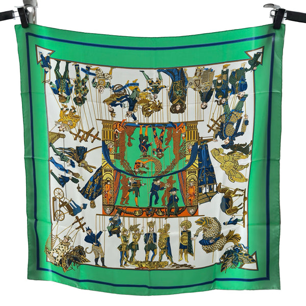 エルメス HERMES カレ90 LE TEMPS des MARIO NNETTES マルチカラー