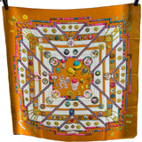エルメス HERMES カレ90 Qvimportele flacon マルチカラー シルク レディース スカーフ