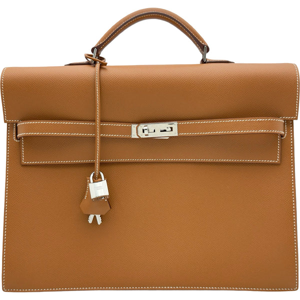 エルメス HERMES ケリーデベッシュ34 L刻印 ゴールド シルバー金具