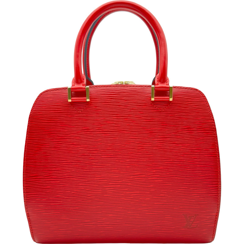 ルイ・ヴィトン LOUIS VUITTON ポンヌフ M52057 レッド エピレザー