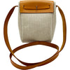 エルメス HERMES エールバッグTPM ▢G刻印 ブラック/ナチュラル シルバー金具 トワル/ヴァッシュ レディース ショルダーバッグ