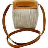 エルメス HERMES エールバッグTPM ▢G刻印 ブラック/ナチュラル シルバー金具 トワル/ヴァッシュ レディース ショルダーバッグ