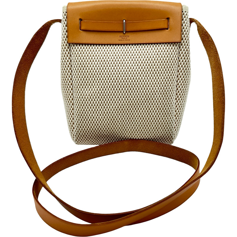 HERMES エルメス　エールバッグ　TPM ショルダー エルメス HERMES エールバッグTPM ▢G刻印 ブラック/ナチュラル