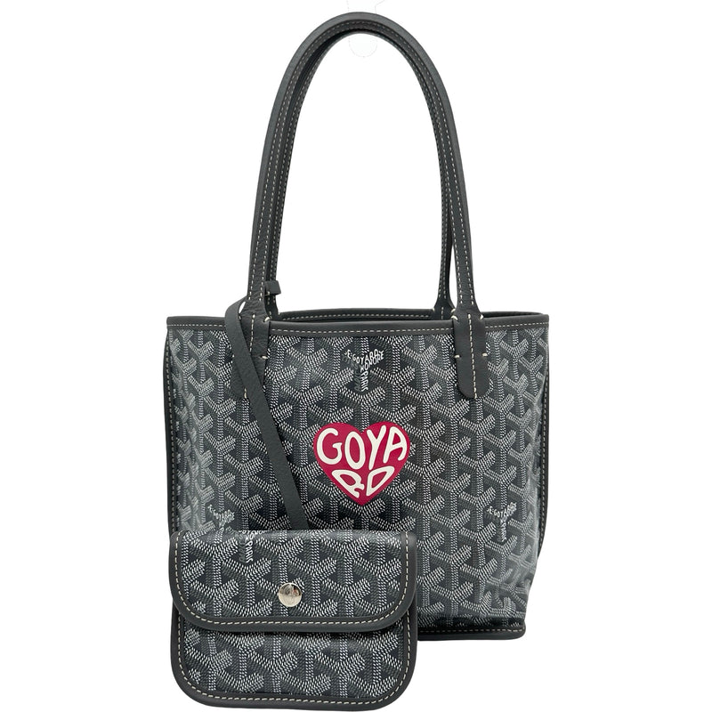 ゴヤール GOYARD アンジュミニ グレー ゴヤールディンキャンバス