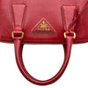 プラダ PRADA プロムナードミニ2WAYハンドバッグ BL0838 レッド ゴールド金具 サフィアーノヴェルニ レディース ショルダーバッグ