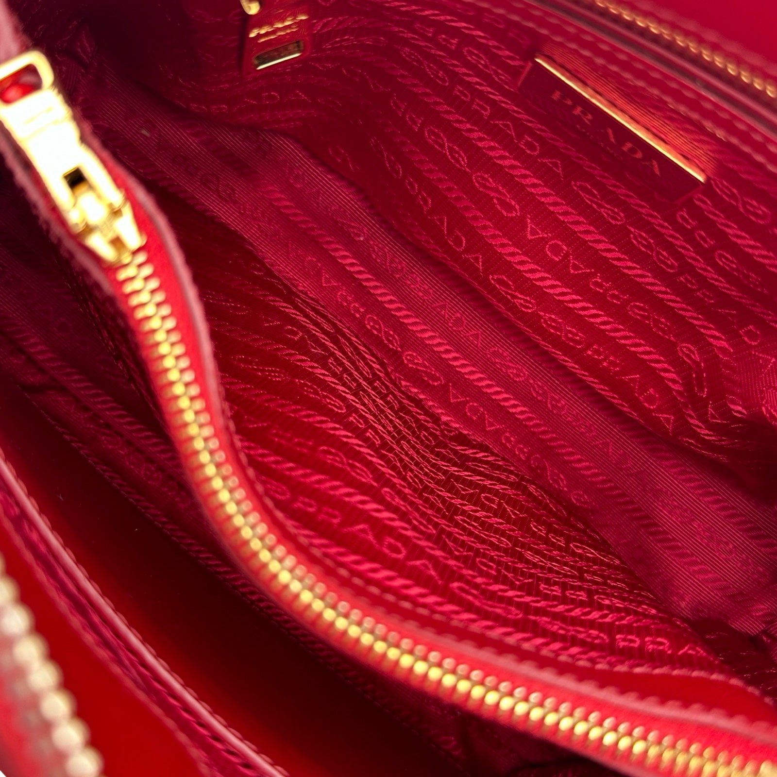 プラダ PRADA プロムナードミニ2WAYハンドバッグ BL0838 レッド