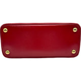 プラダ PRADA プロムナードミニ2WAYハンドバッグ BL0838 レッド ゴールド金具 サフィアーノヴェルニ レディース ショルダーバッグ