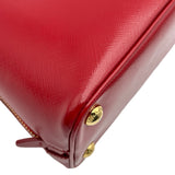 プラダ PRADA プロムナードミニ2WAYハンドバッグ BL0838 レッド ゴールド金具 サフィアーノヴェルニ レディース ショルダーバッグ