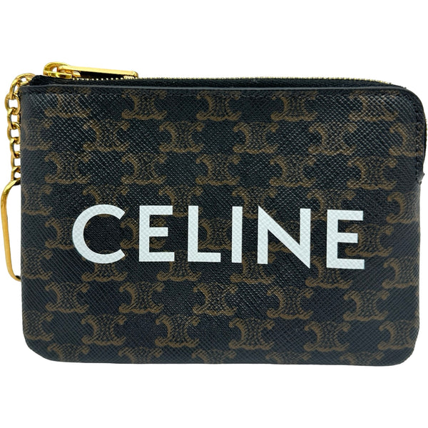 CELINE セリーヌ トリオンフ パース セリーヌ CELINE コインパース 10C662CA2 ブラウン ゴールド金具