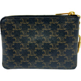 セリーヌ CELINE コインパース 10C662CA2 ブラウン ゴールド金具 トリオンフキャンバス レディース ポーチ