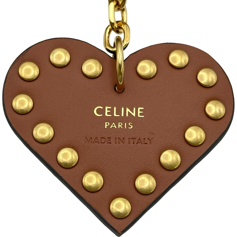 セリーヌ CELINE トリオンフ ポンポンチャーム 49J663GW2 タン