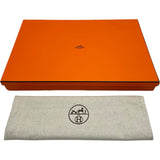 エルメス HERMES シルキーシティPM ▢O刻印 オレンジ/アイボリー シルバー金具 シルク/エバーカラー レディース ショルダーバッグ