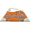 エルメス HERMES シルキーシティPM ▢O刻印 オレンジ/アイボリー シルバー金具 シルク/エバーカラー レディース ショルダーバッグ