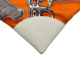 エルメス HERMES シルキーシティPM ▢O刻印 オレンジ/アイボリー シルバー金具 シルク/エバーカラー レディース ショルダーバッグ