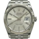 ロレックス ROLEX デイトジャスト36 126234 シルバー ホワイトゴールド/ステンレススチール 自動巻き メンズ 腕時計