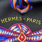 エルメス HERMES カレ90 LES RUBANS DU CHEVAL マルチカラー シルク レディース スカーフ