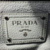 プラダ PRADA ロゴ2WAYバッグ 1BB022 グレー シルバー金具 レザー レディース ショルダーバッグ