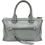 プラダ PRADA ロゴ2WAYバッグ 1BB022 グレー シルバー金具 レザー レディース ショルダーバッグ