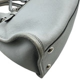 プラダ PRADA ロゴ2WAYバッグ 1BB022 グレー シルバー金具 レザー レディース ショルダーバッグ
