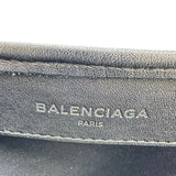 バレンシアガ BALENCIAGA ネイビーカバスXS 390346 ブラック シルバー金具 レザー レディース ショルダーバッグ
