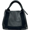 バレンシアガ BALENCIAGA ネイビーカバスXS 390346 ブラック シルバー金具 レザー レディース ショルダーバッグ